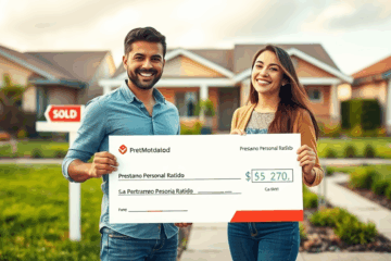 Imagen que ilustra un préstamo personal rápido para la compra de vivienda.