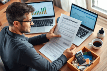 Imagen relacionada con el préstamo para personas endeudadas, mostrando opciones financieras para consolidar deudas.