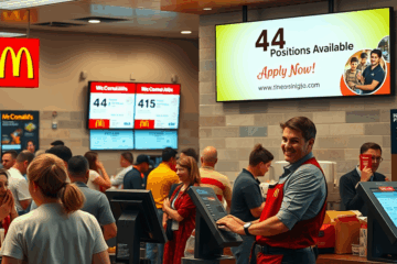 Solicitud de empleo para trabajar en McDonald's.