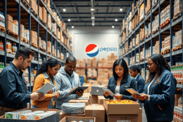 Imagen que representa las vacantes en PepsiCo para auxiliares de logística y servicios generales.