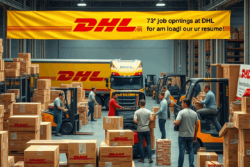 Imagen representativa de las vacantes en DHL para carga y descarga.
