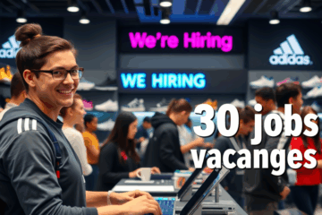 Vacantes disponibles en Adidas para reponedores y atención al cliente.