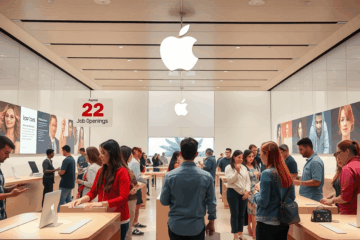 Vacantes en Apple para atención al cliente en tiendas físicas.