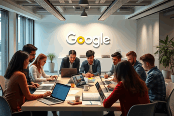 Imagen representativa de oportunidades laborales en Google relacionadas con servicios operativos externalizados.