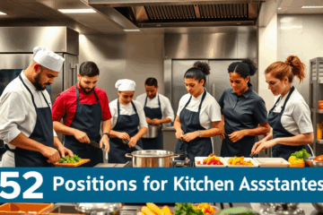 Convocatoria de 52 plazas para auxiliar de cocina industrial
