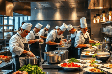Imagen destacada sobre las 41 plazas disponibles para Ayudantes de Cocina en restaurantes.