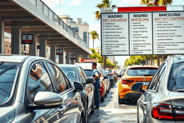Imagen que representa las oportunidades laborales para lavadores de coches, destacando la limpieza y el servicio al cliente.